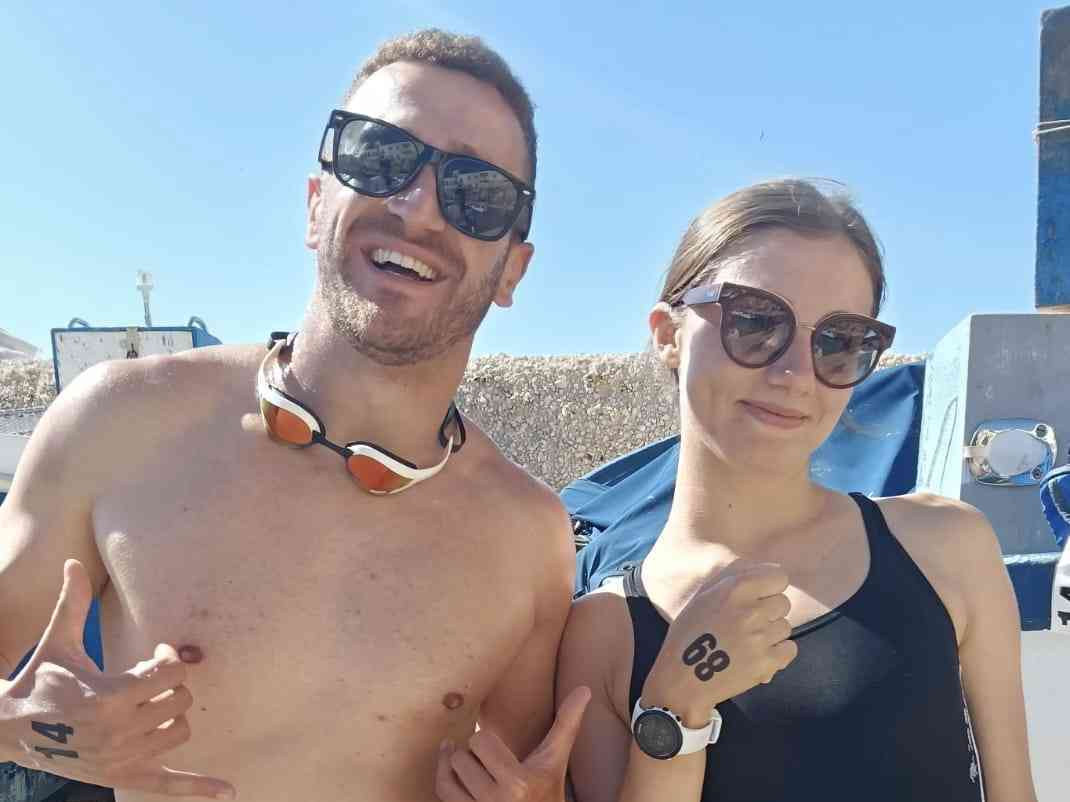 Immagine articolo: La coppia menfitana Lucania-Gariti, compie il periplo dell'isola di Levanzo in 4 ore e 6 minuti