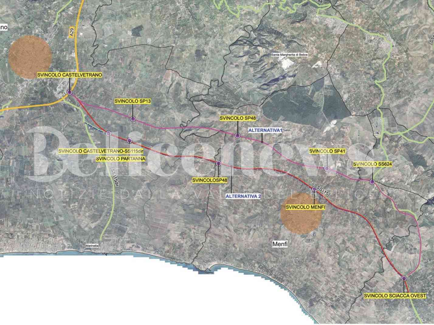 Immagine articolo: Autostrada Castelvetrano - Sciacca. Presentato alla Regione il progetto ANAS