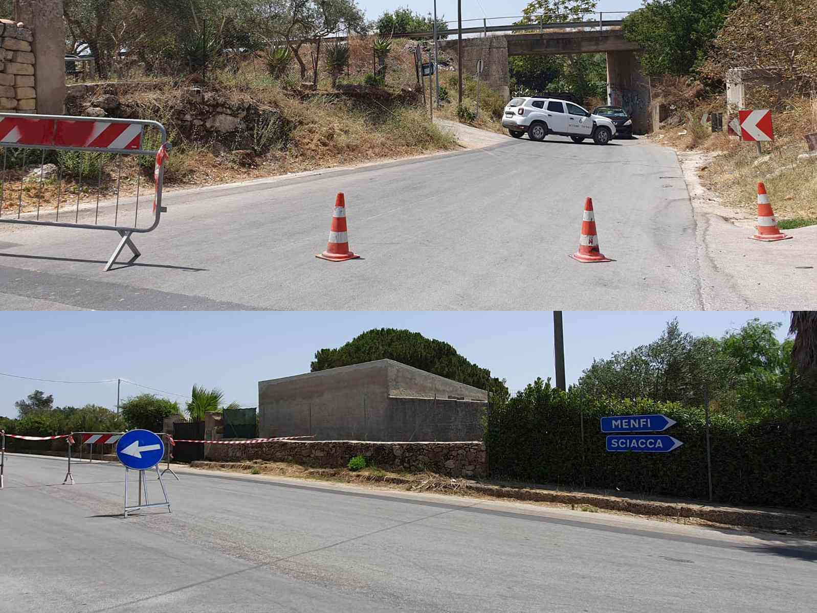 Immagine articolo: Santa Margherita. Chiusa la via Senia, deviazione in via Cannitello