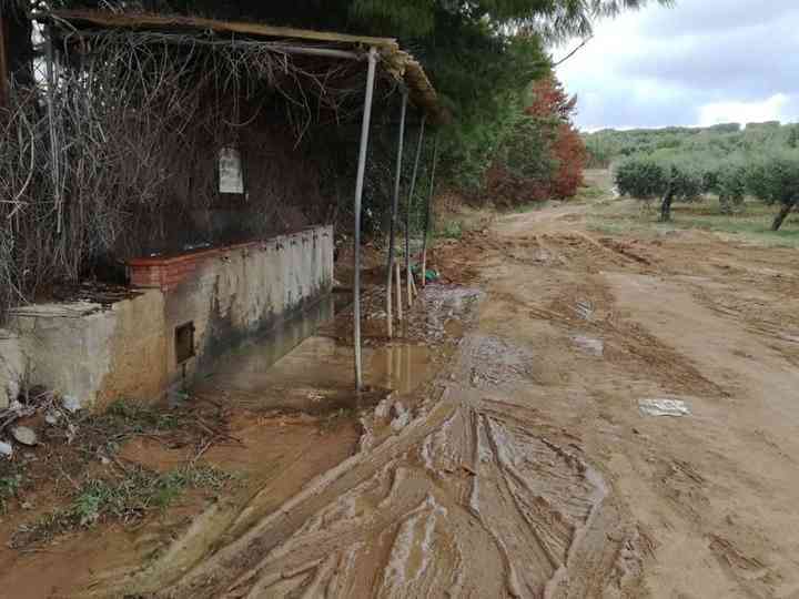 Immagine articolo: Il lettore scrive: “In zona 'a li 4 Cannola' di Menfi strada non asfaltata e disagi per il fango“
