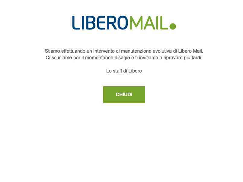 Immagine articolo: Email Libero e Virgilio bloccate. La società: “Nessun down“