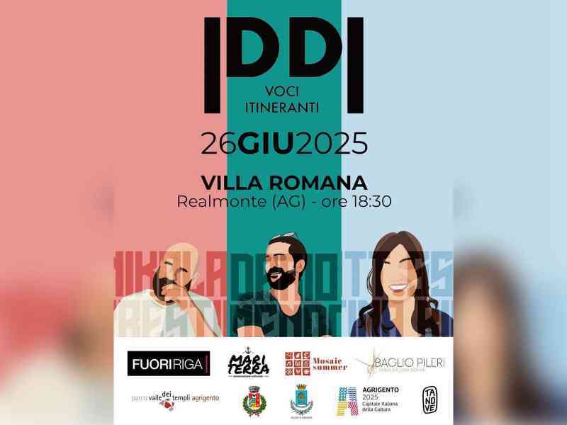 Immagine articolo: Menfi. Nikolai Prestia tra le voci di IDDÌ: il 26 giugno a Realmonte racconti di una Sicilia che cambia