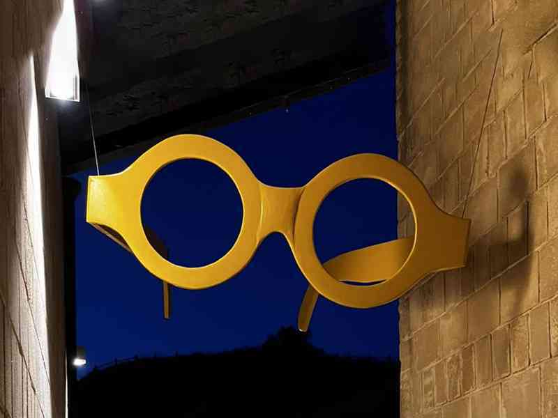 Immagine articolo: “Visualis“: Gli occhiali di Sebastiano Tusa diventano una scultura a Partanna