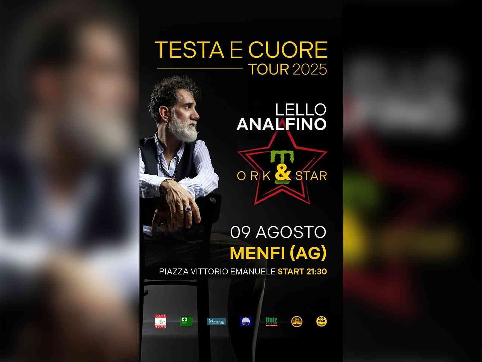 Immagine articolo: Menfi, stasera concerto di Lello Analfino in piazza: musica e denuncia contro le guerre